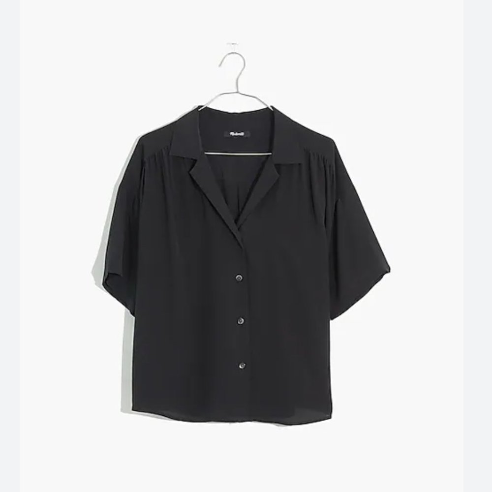Madewell Silk Camp Shirt, S